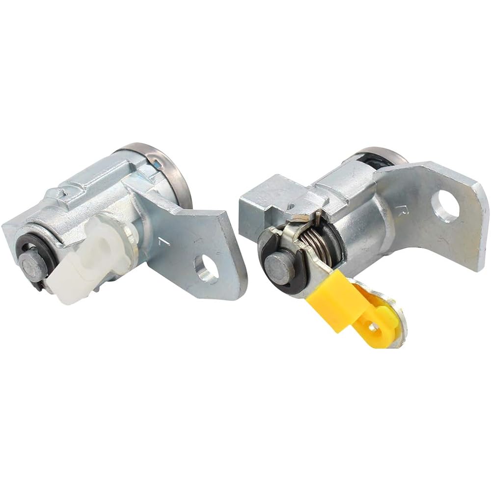 NEWYALL Front left driver & right passenger seat side door lock cylinder key