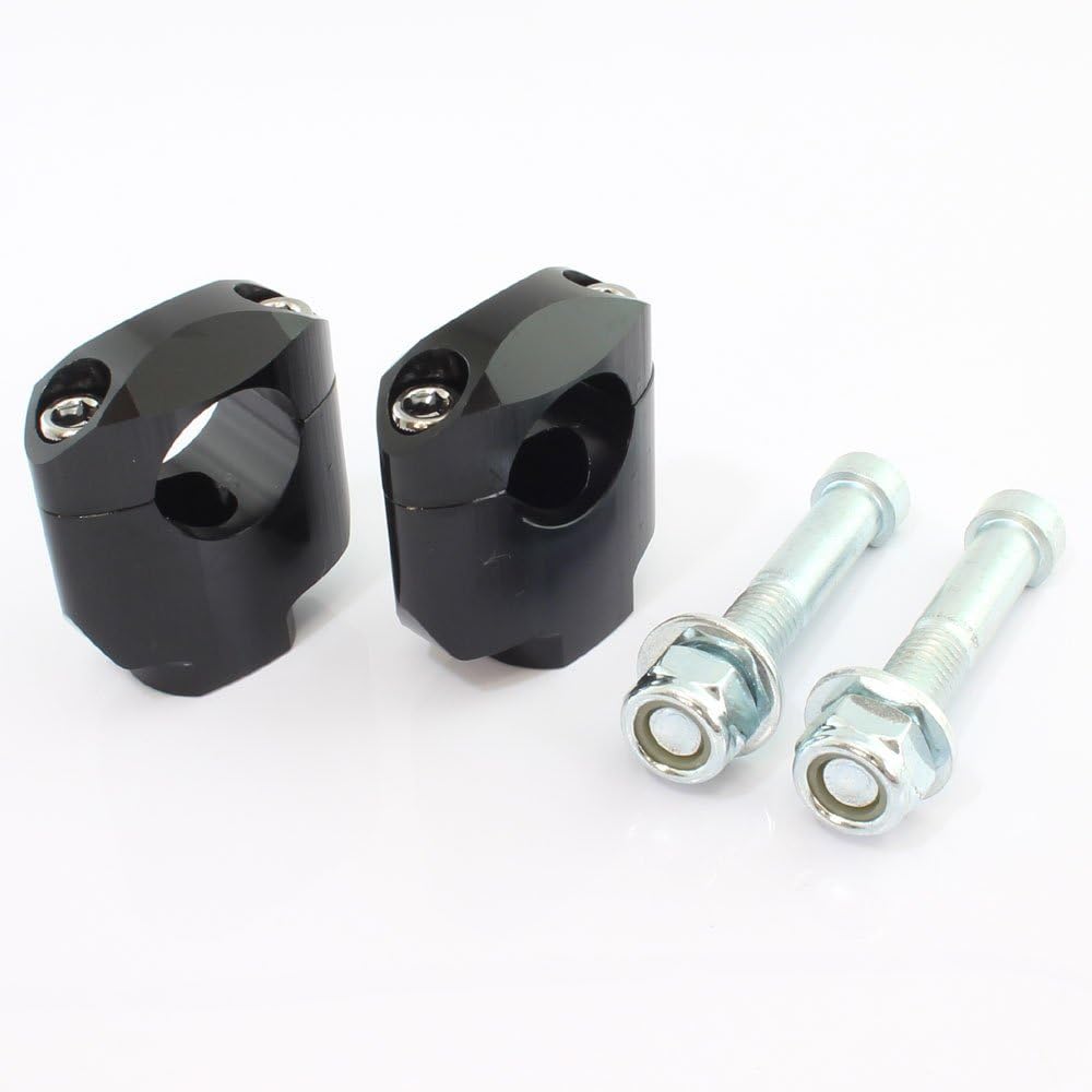 Rise Corporation Tapered Handle Clamp Kit Aluminum for Rubber Mount Black T05Z9990086BK