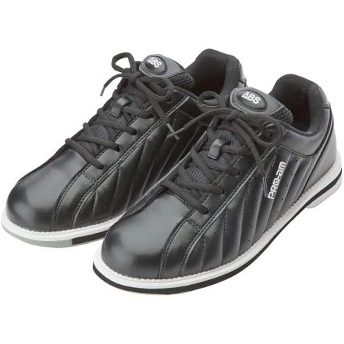 ABS S-250 Black/Black Bowling Shoes Bowling Equipment Bowling Goods Shoes (25.5, Right)