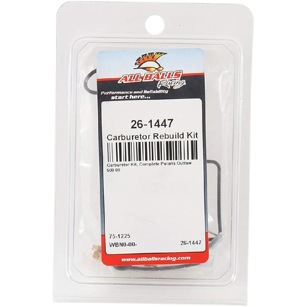 All Balls 26-1447 Carburetor Repair Kit (26-1447 Polaris Outlaw 500 2006)