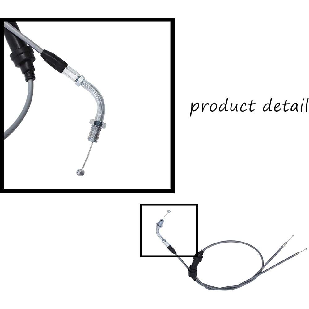 Waltyotur Auto Vice Rottle Cable 17910-236-000 Honda CB160 CB175 CB200T CL175 Gray
