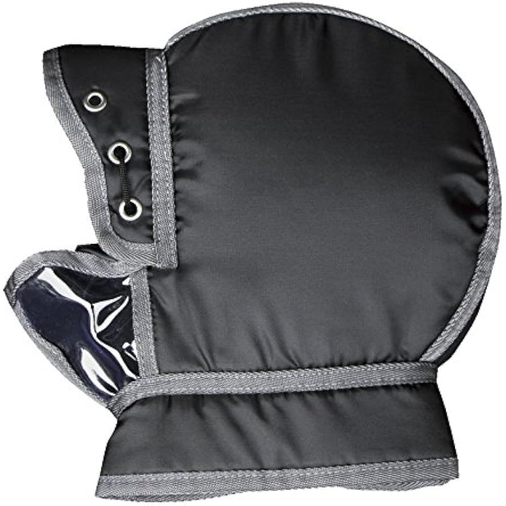 Okubo Manufacturing Motorcycle Handlebar Cover NEW F1-210 Black/Gray F1-2100