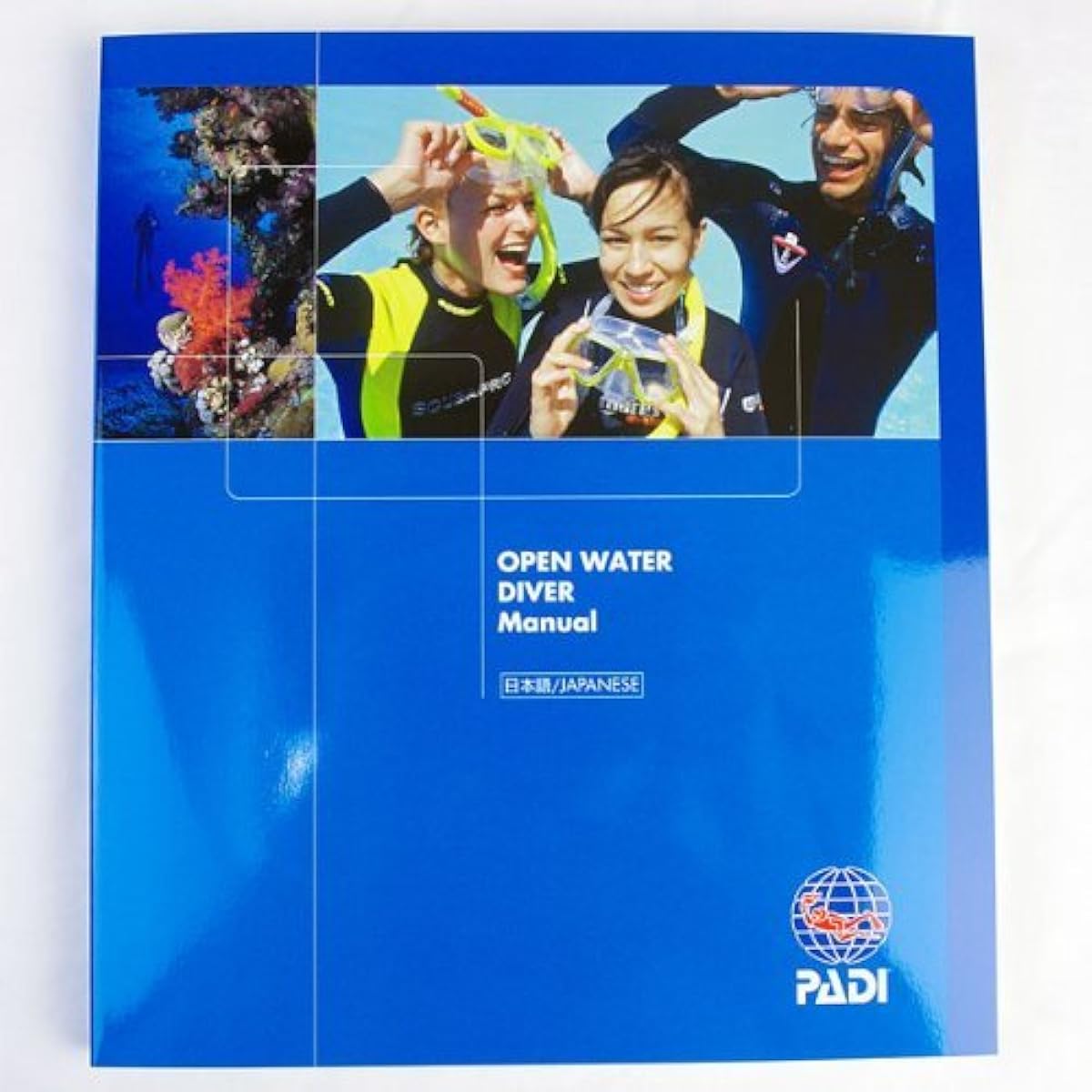 Teaching Materials Manual Book PADI Open Water Diver Manual/Table Type Japanese 71142J