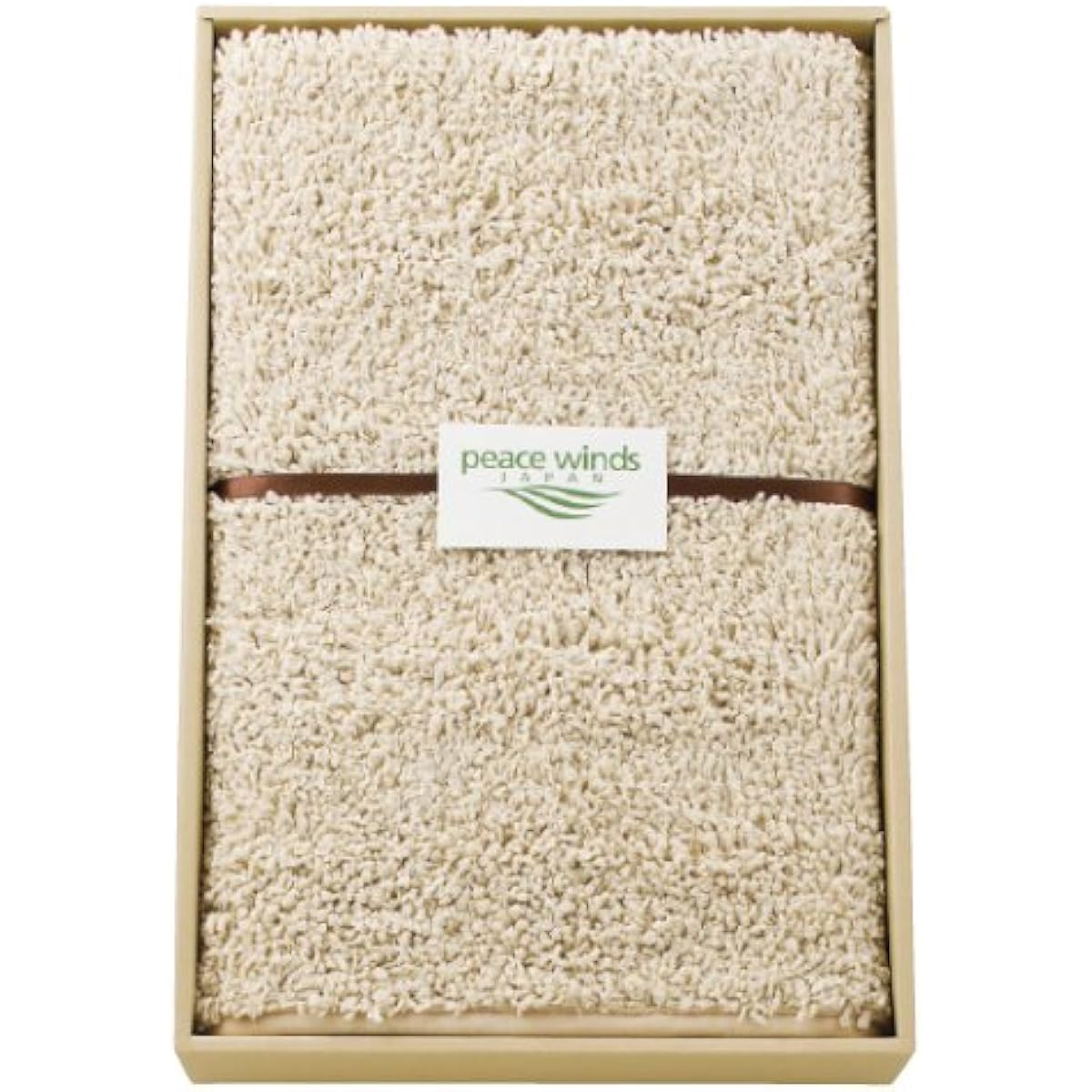 peace winds JAPAN unbleached undyed twisted large bath mat 86399