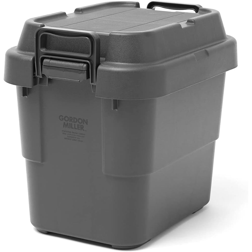 GORDON MILLER STACKING TRUNK CARGO 22L Gordon Miller Stacking Trunk Cargo Outdoor Storage Dark Gray Free Size 1664700