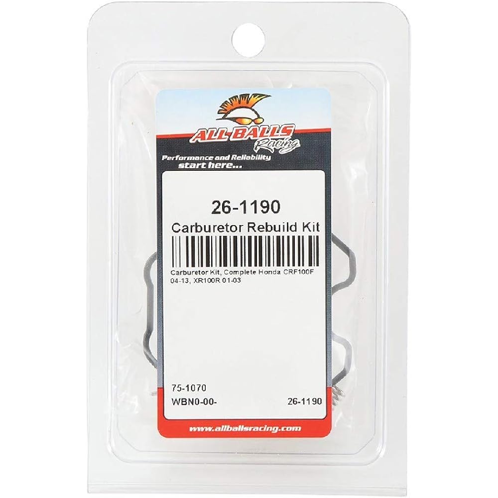 All Balls 26-1190 Carburetor Repair Kit (26-1190 Honda CRF100F 2004-2013)