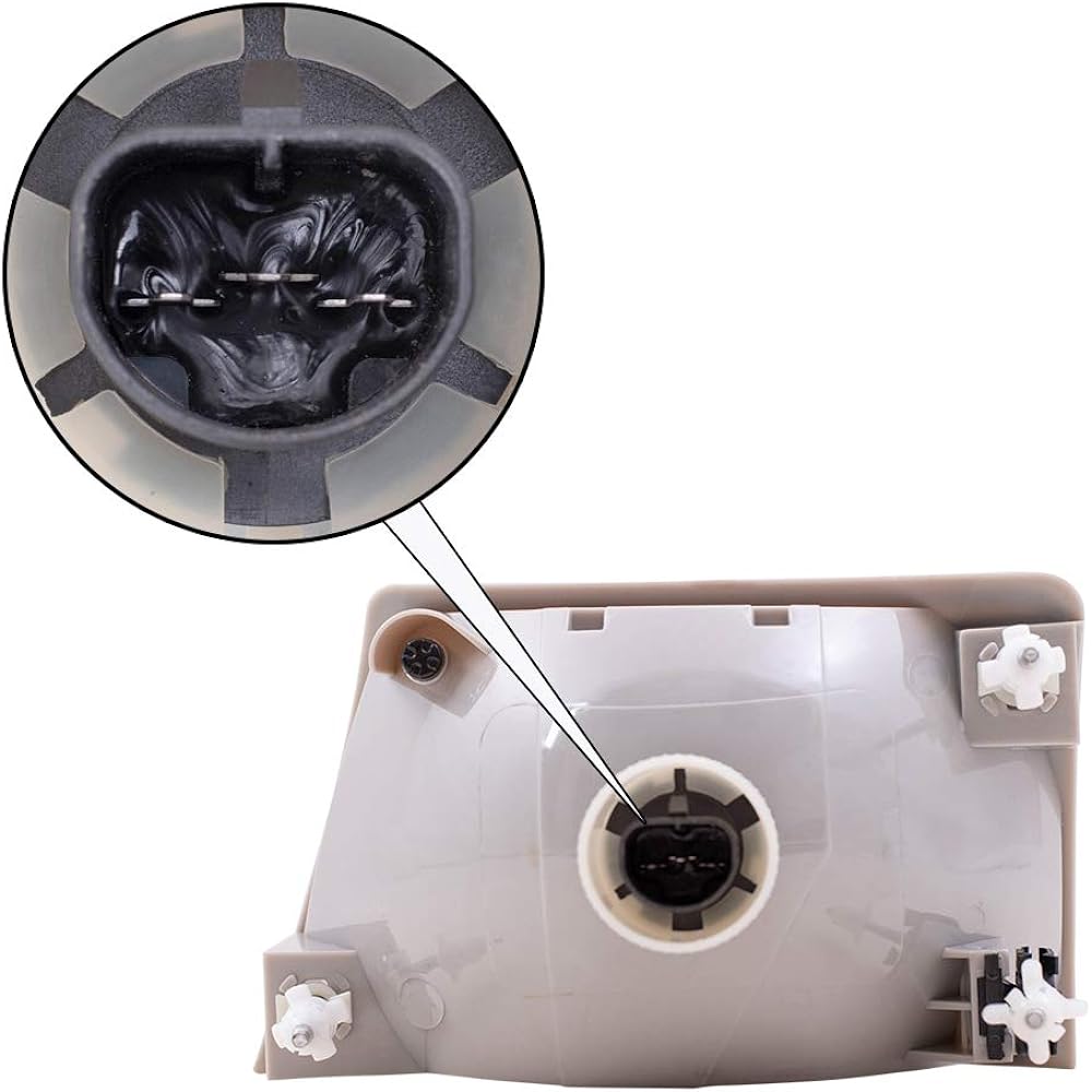 Autoandart replacement driver's seat and passenger seat headlight head lamp 1998-2000 Ranger pickup track F87Z 13008 FB F87Z 13008 EB