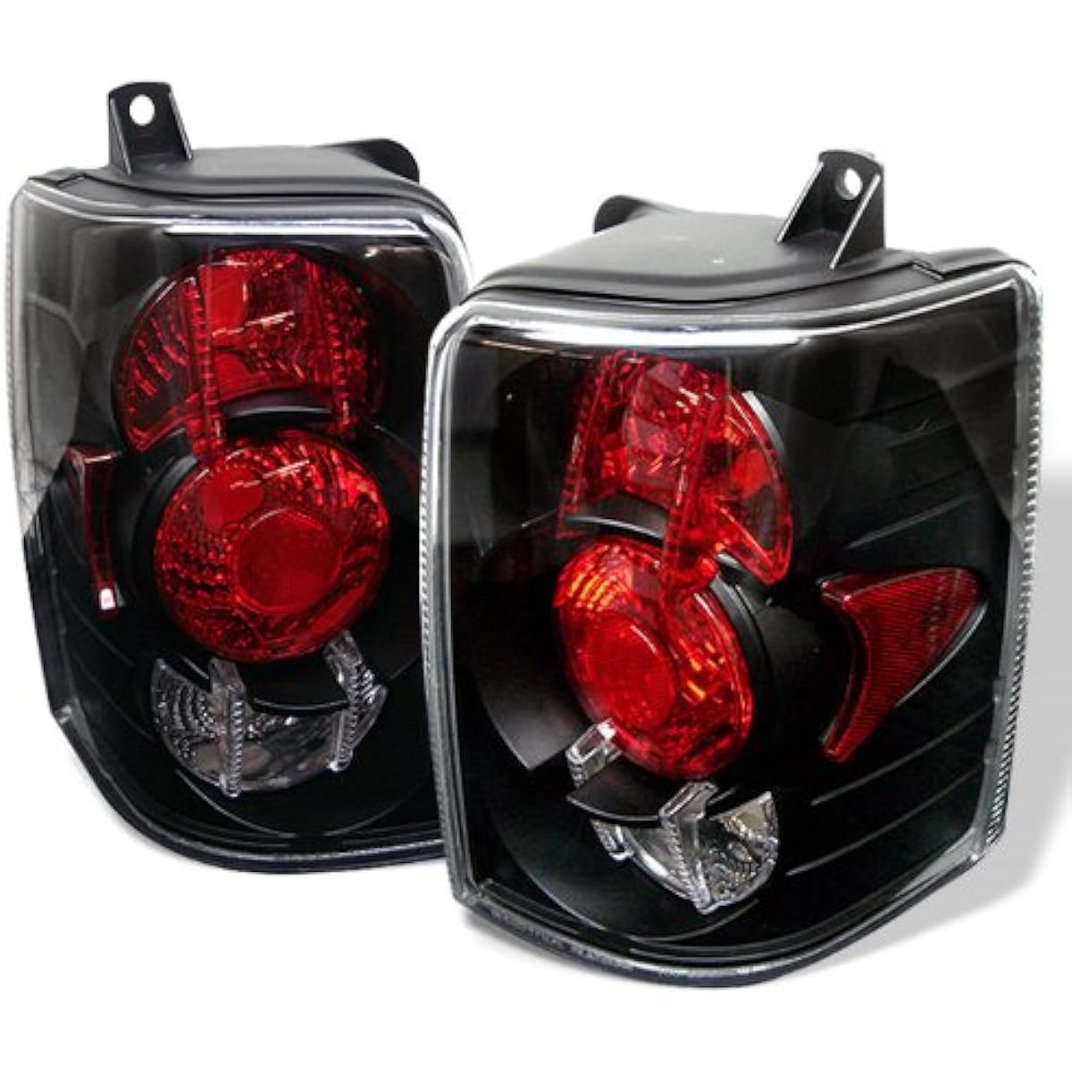 Aftermarket replacement Euro style tail Light jeet Grand Cheroke 93-98 -Black Clear