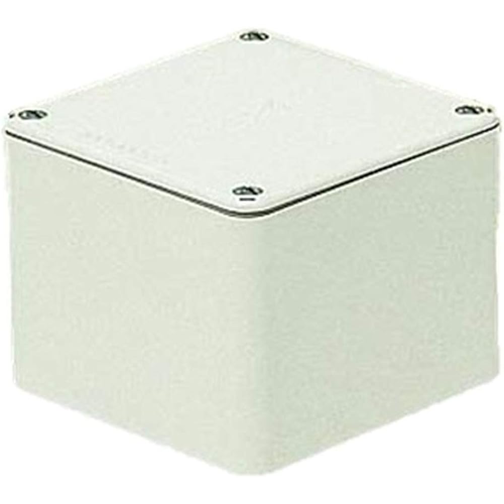 Mirai Industry Waterproof Pool Box Flat Lid Square No Knock 200 x 200 x 200 Milky White PVP-2020AM