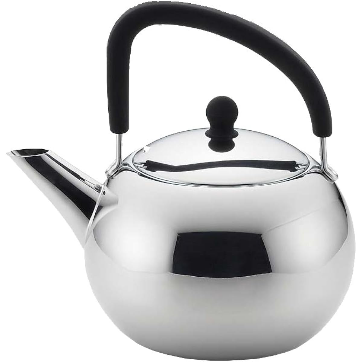 Kobo Aizawa Silicone Handle Kettle Black Pepper 200V 2.3L Mirror 70316