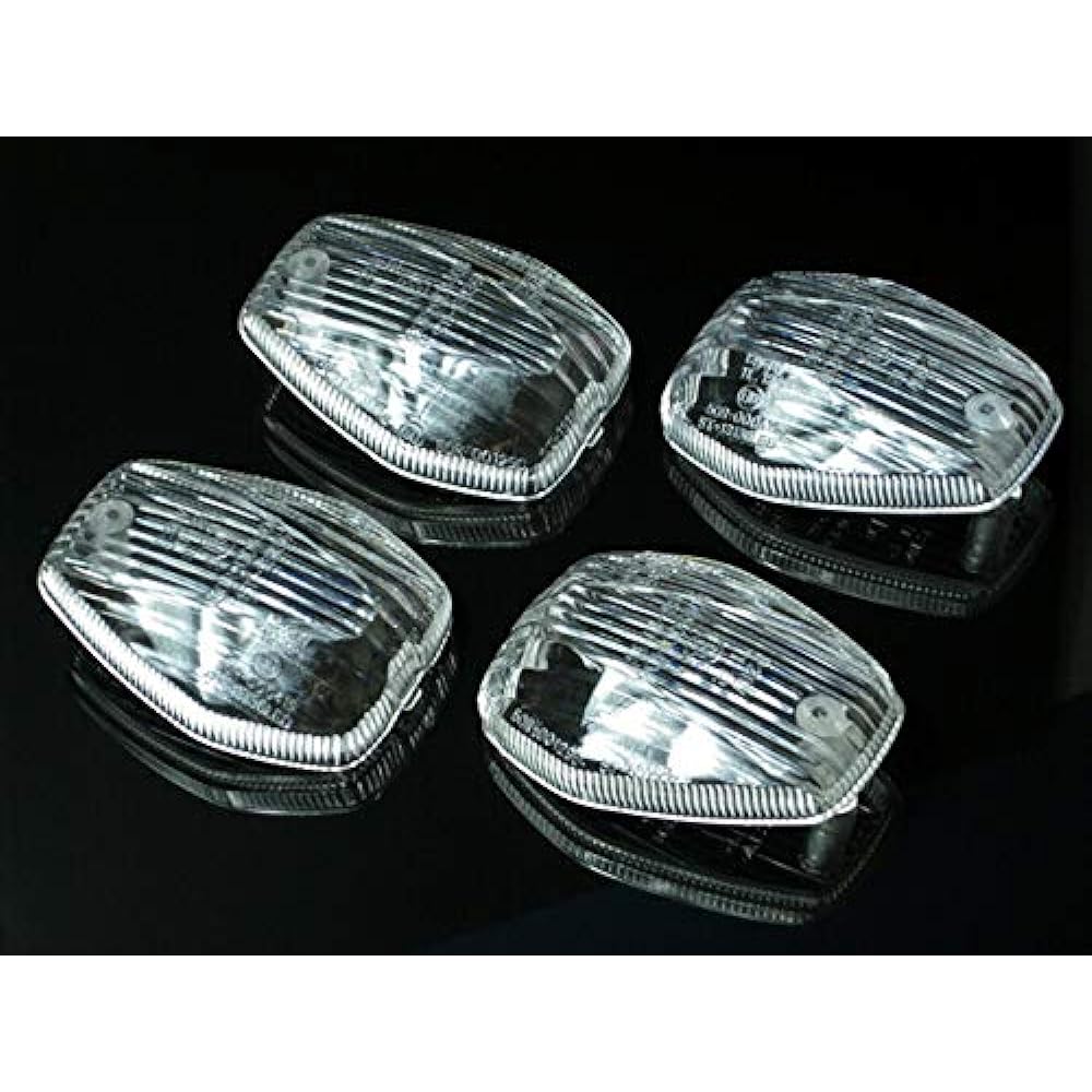 Clear turn signal lens front and rear set (compatible) VTR CB400SF-VTEC CB1300SF SUPER FOUR CBR954RR CBR600RR...