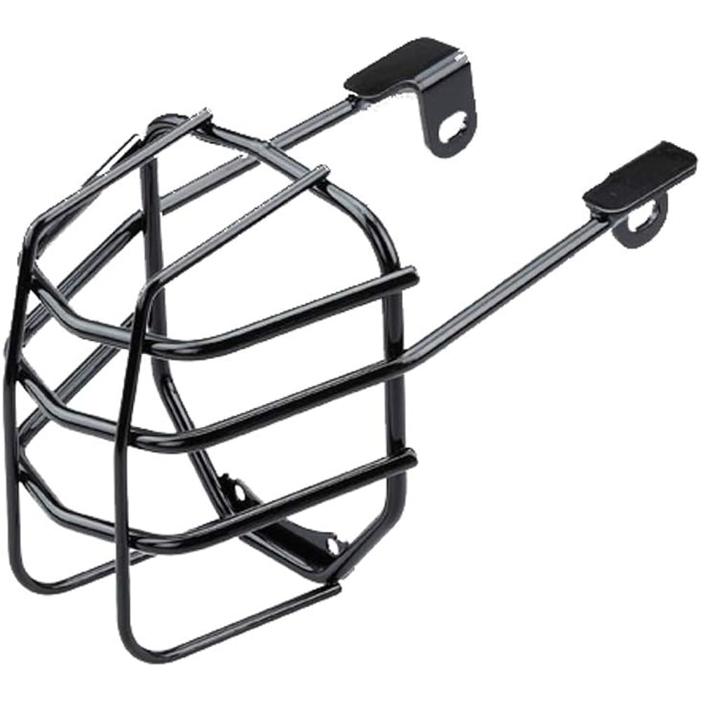 Kijima Motorcycle Tail Lamp Guard Stone Guard Super Cub/Cross Cub 50/110 Custom Parts Steel Black Finish 203-140