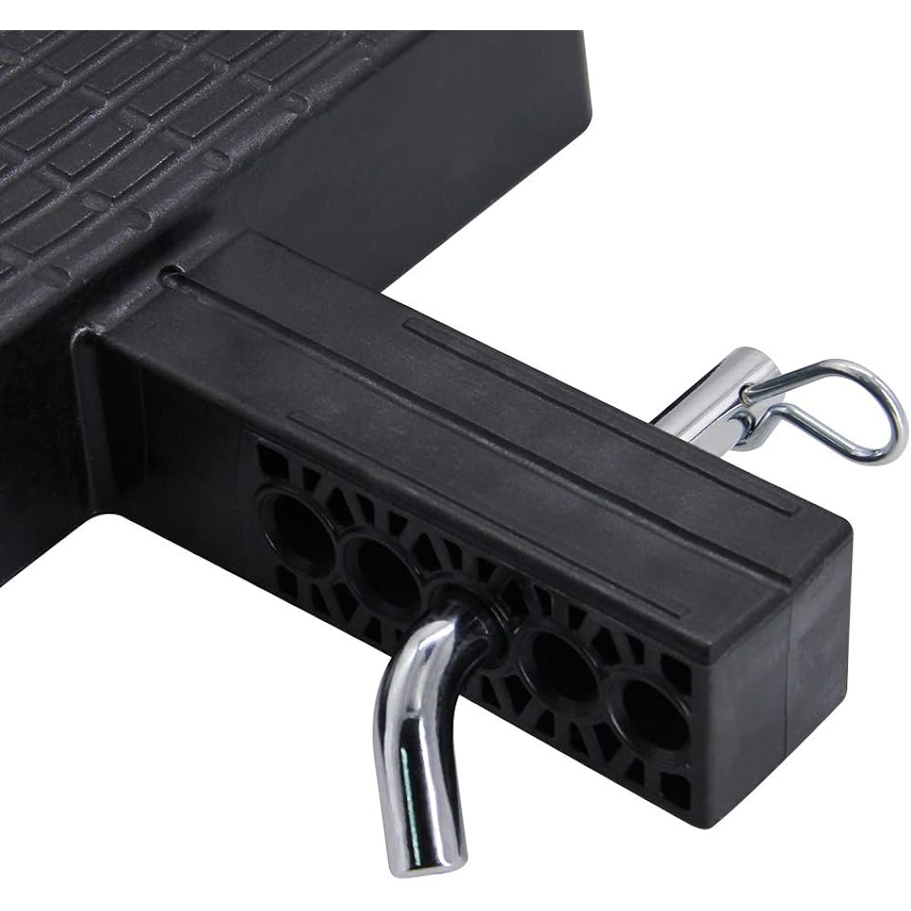 JUEGOAL Rear Bumper Protector Car Bumper Guard Hitch Step Car SUV Black JUE80