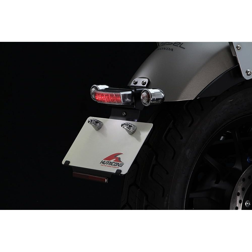 HURRICANE Tail Lamp Kit LED Rectangle Clear Lens Rebel 250 Rebel 500 HA5819C