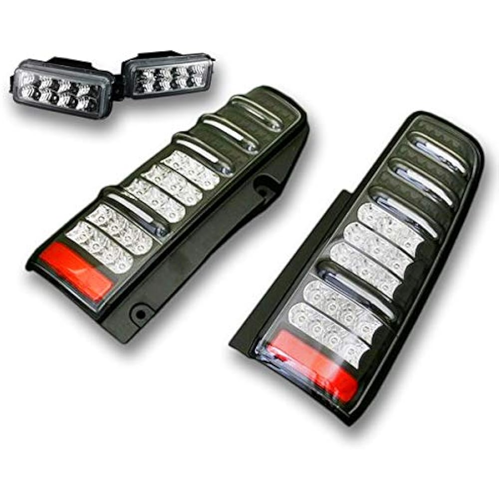 Jimny JB23 Thunder LED Tail Lamp, Flowing Turn Signal, Red Smoke ※ Back Lamp with Mask "MBRO"