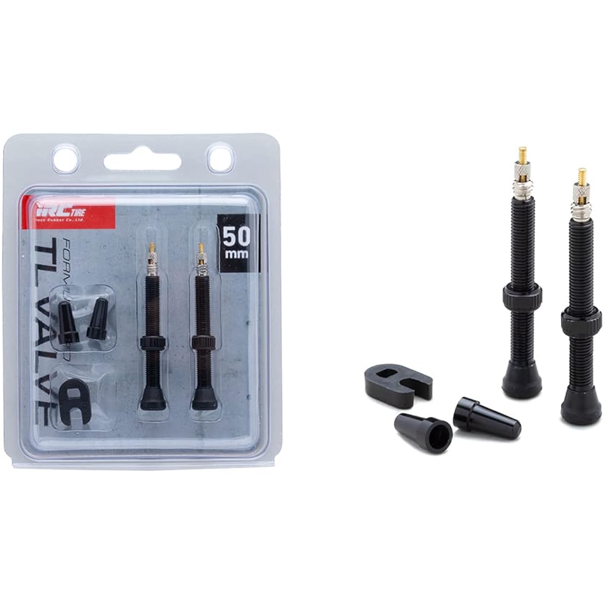 IRC TIRE Bicycle Tubeless Valve FORMULA PRO TL VALVE 50mm Formula Pro Tubeless Valve Presta 50mm