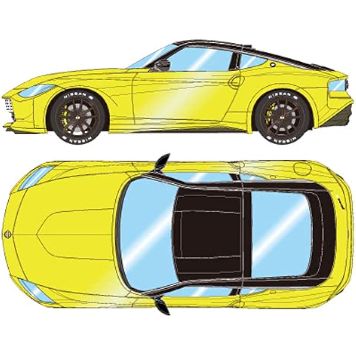 IDEA 1/18 Nissan Fairlady Z Prototype 2020 Ikazuchi Yellow Finished Product IM056