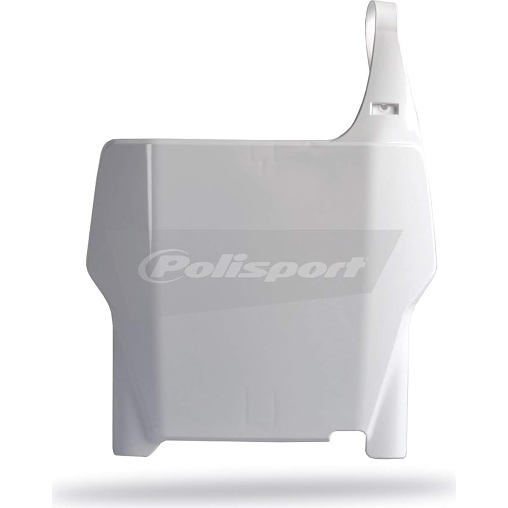 POLISPORT Front Numbers Plate White -Compatible model: Honda CR125R 2004-2007.