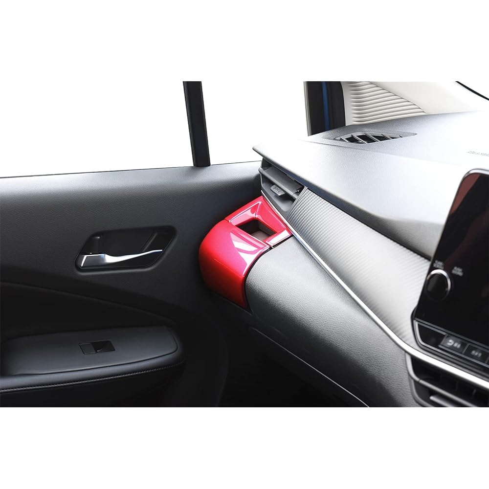 SecondStage Nissan Note E13 Aura FE13 e-POWER Cup Holder Panel, Red SHN0213RED