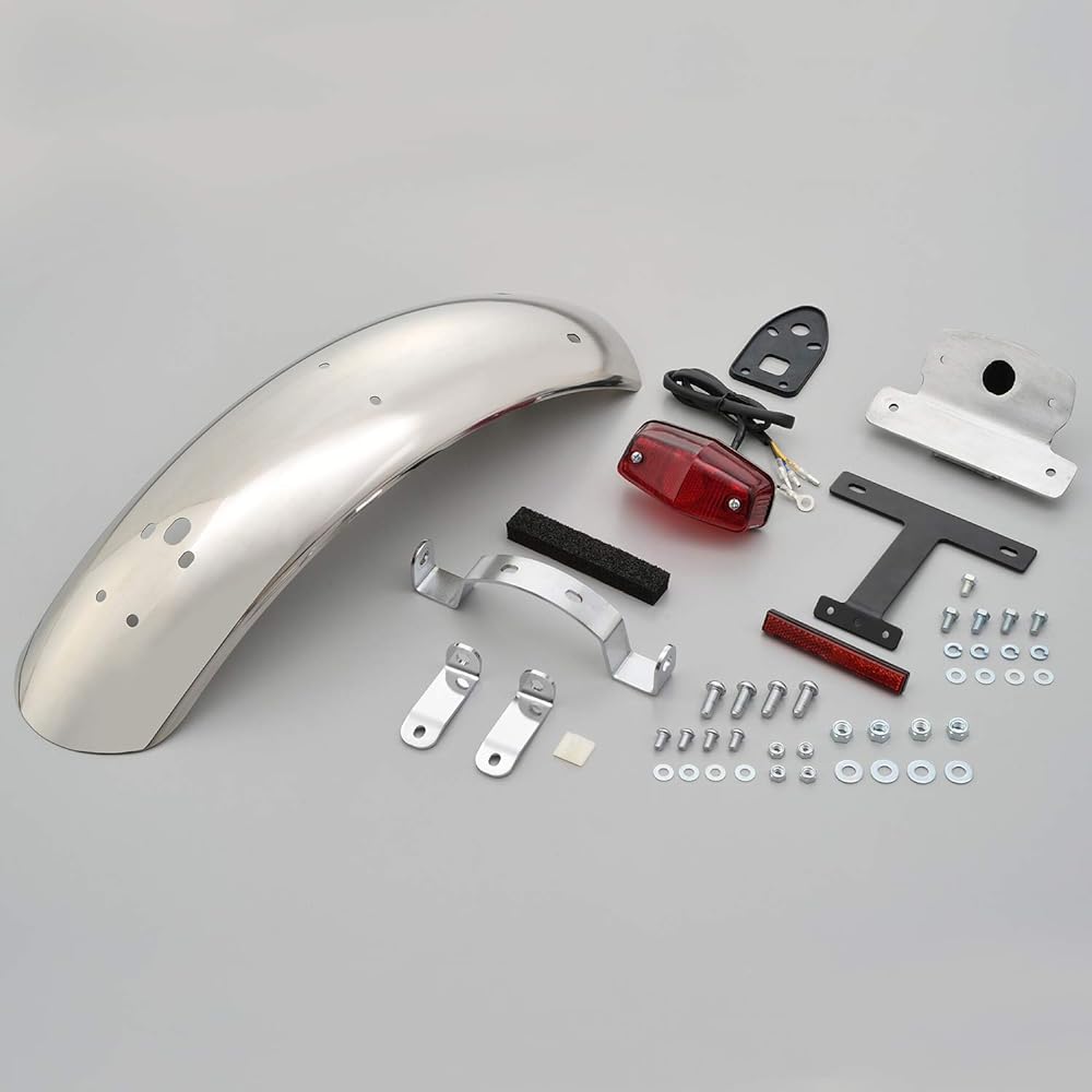 Daytona Half Rear Fender SR400/500(79-08),400(10-19)FI with Lucas Tail 15729