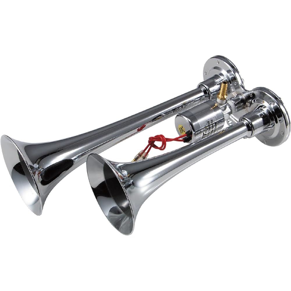 JET INOUE DC24V Mini Yankee Horn Low Current Type Length 300mm Truck Horn Chrome Plated 505531
