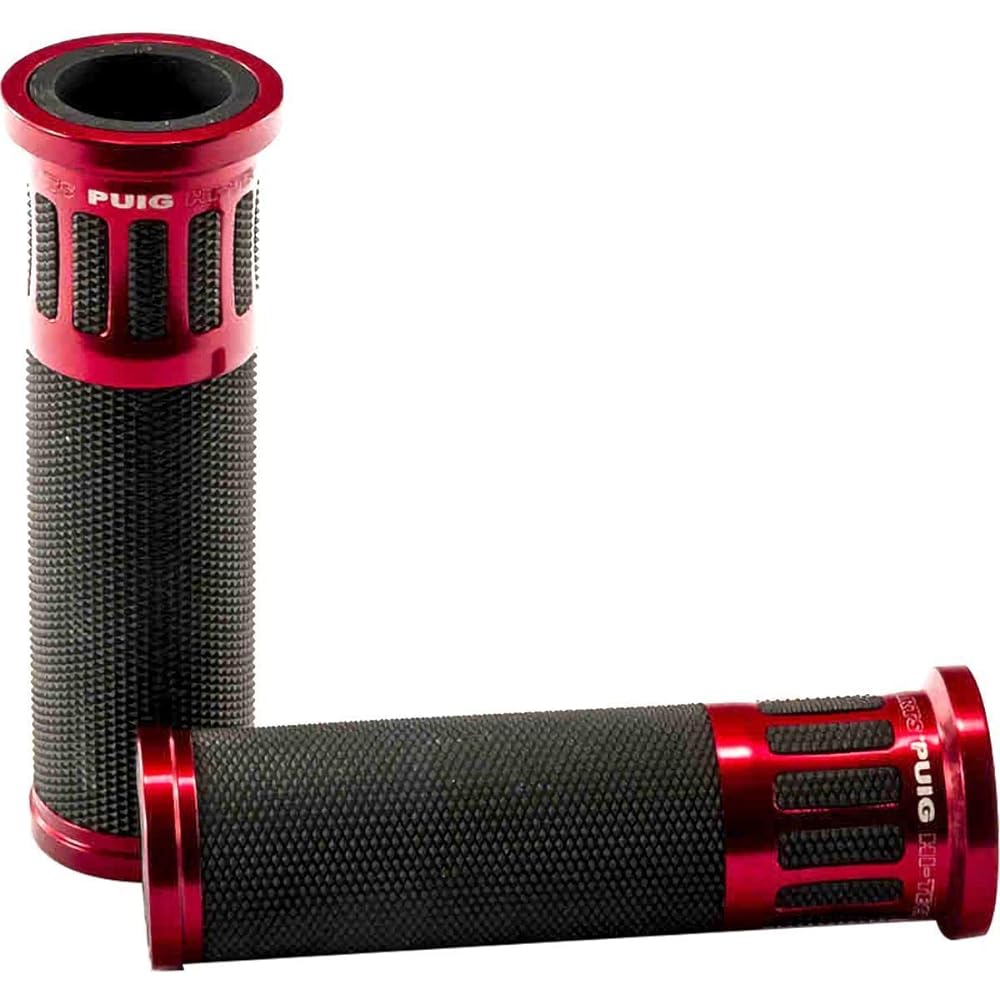 Puig/Pooch Hi-Tech Racing Grip, Red | 8188R