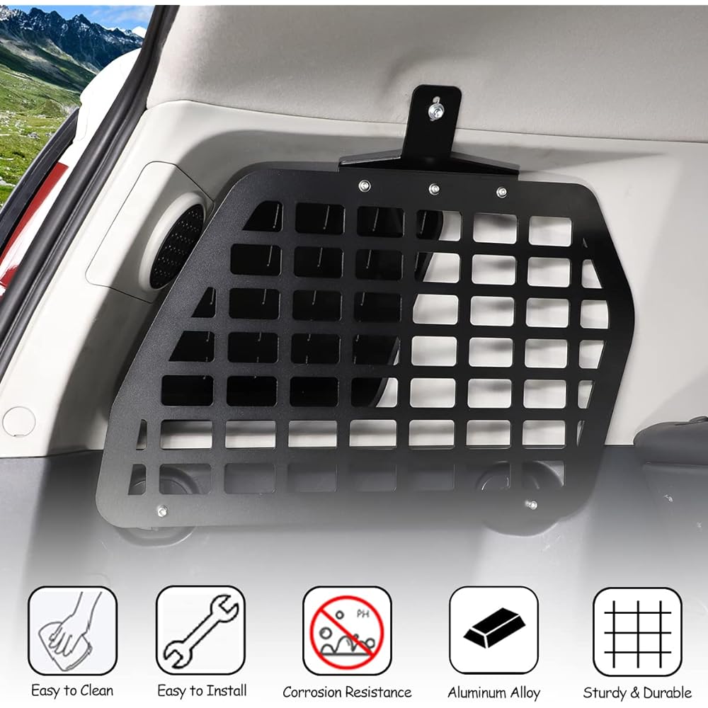 Trunk Street Panel Toyota FJ Cruiser 2007-2021 Modular Rear Left Cargolack Interior Luggage Holder Panel Rear Organizer Mount Bracket (left)