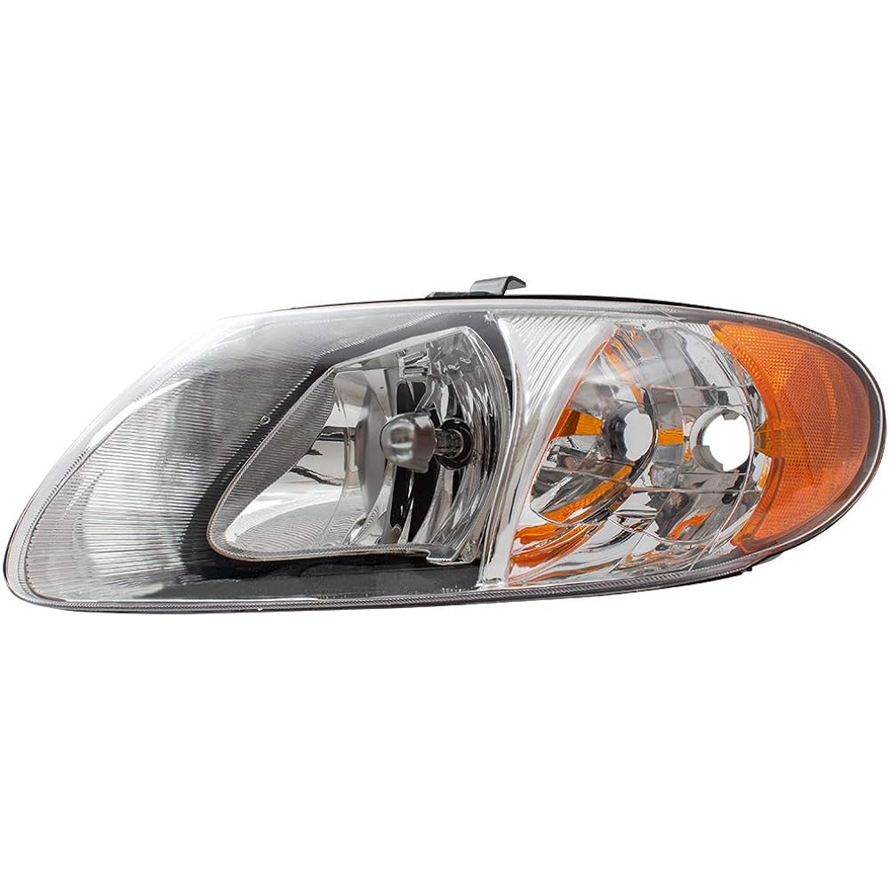 Halogen Headlight Head Lamp Driver Replacement 01-07 DODGE CARAVAN CHRYSLER TOWN & COUNTRY Voyager 113 inch Wheel Base Van 4857701AC