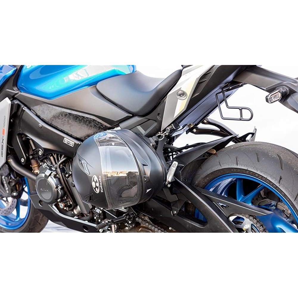 Kijima Motorcycle Bike Parts Helmet Lock Left Tandem Step Co-tightening Type GSX-S1000 Steel Black Finish SUZUKI 303-1613