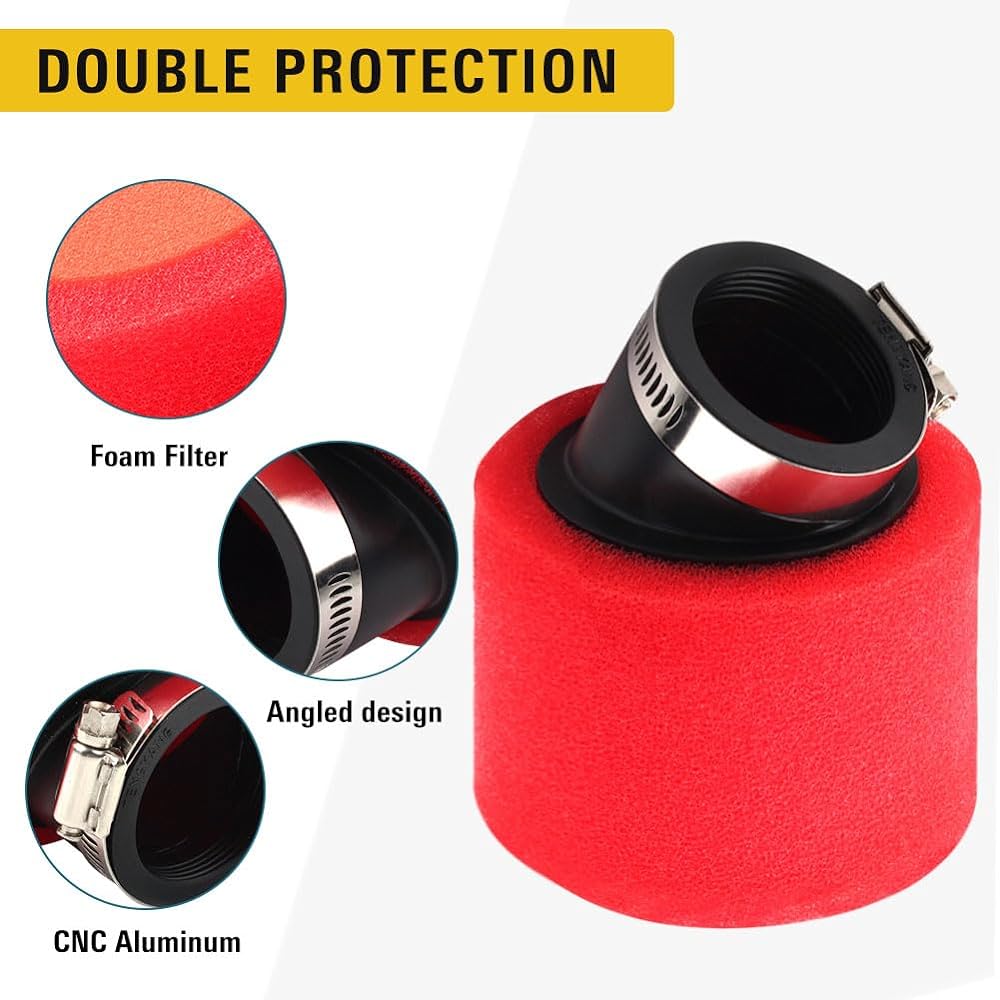 Newsmarts 48mm Form Air Filter ATV Dart Bike motorcycle cart