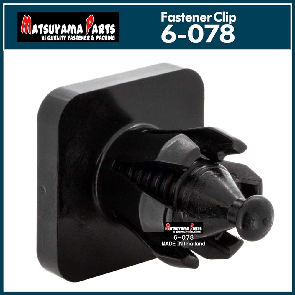 Matsuyama Parts 6-078 Honda Undercover Clips, Choice of Quantities, 100 Pieces (100)