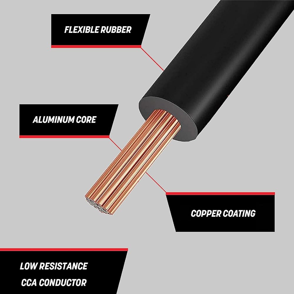 Assorted 12 gauge primary wires. You can choose from 2, 4, 6 roll packs. 100 feet per roll. Copper Clad Alminium cable, audio speaker amplifier, car trailer light wiring. You can choose from 6 colors. 400 FT 12GA-100-4POP
