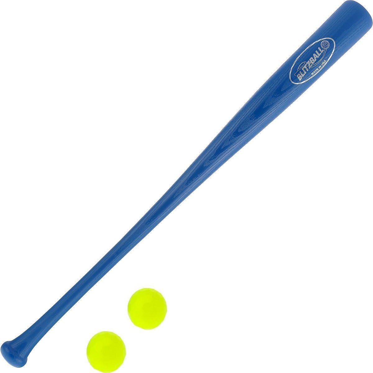 BLITZBALL Plastic Baseball, Bat and Ball Combo Set (2 Balls)