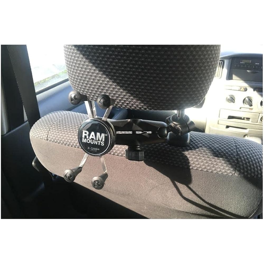 RAM MOUNTS Mount Set X Grip & Bar Mount Base (Standard Arm) Bar Diameter 9.5mm-15.8mm/For Smartphones Black RAM-B-408-37-62-UN7U