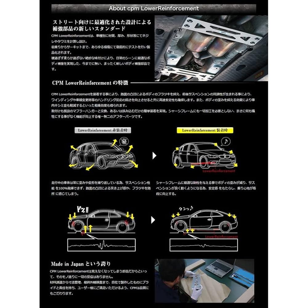 CPM Lower Reinforcement LEXUS IS IS-F GS (excluding IS-C) Toyota 180/200CROWN 120/130MARKX CLRF-T002