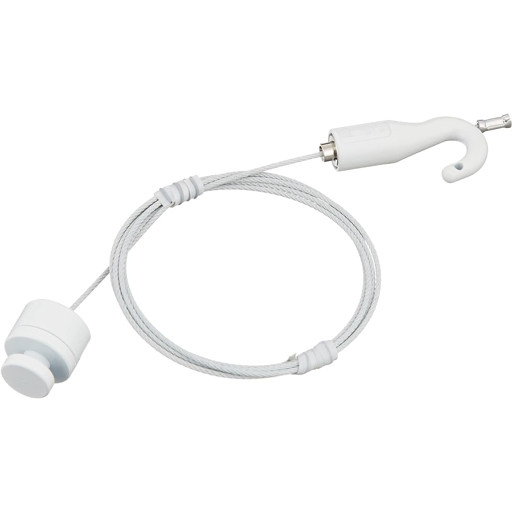 Fukui Metal Crafts No Runner Hook Required, For C-11 Type Rail, Free Wire, Diameter 1.2mm, L=100cm, For Ceiling 1902WW