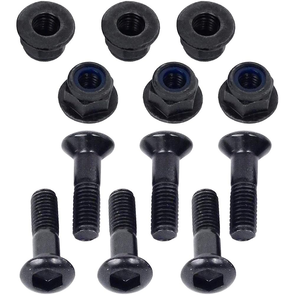 Outlaw Racing PP2567BK Black Rear Sprocket Bolt Motocross Dirt Bike Cr YZ KX Rm CRF Rmz