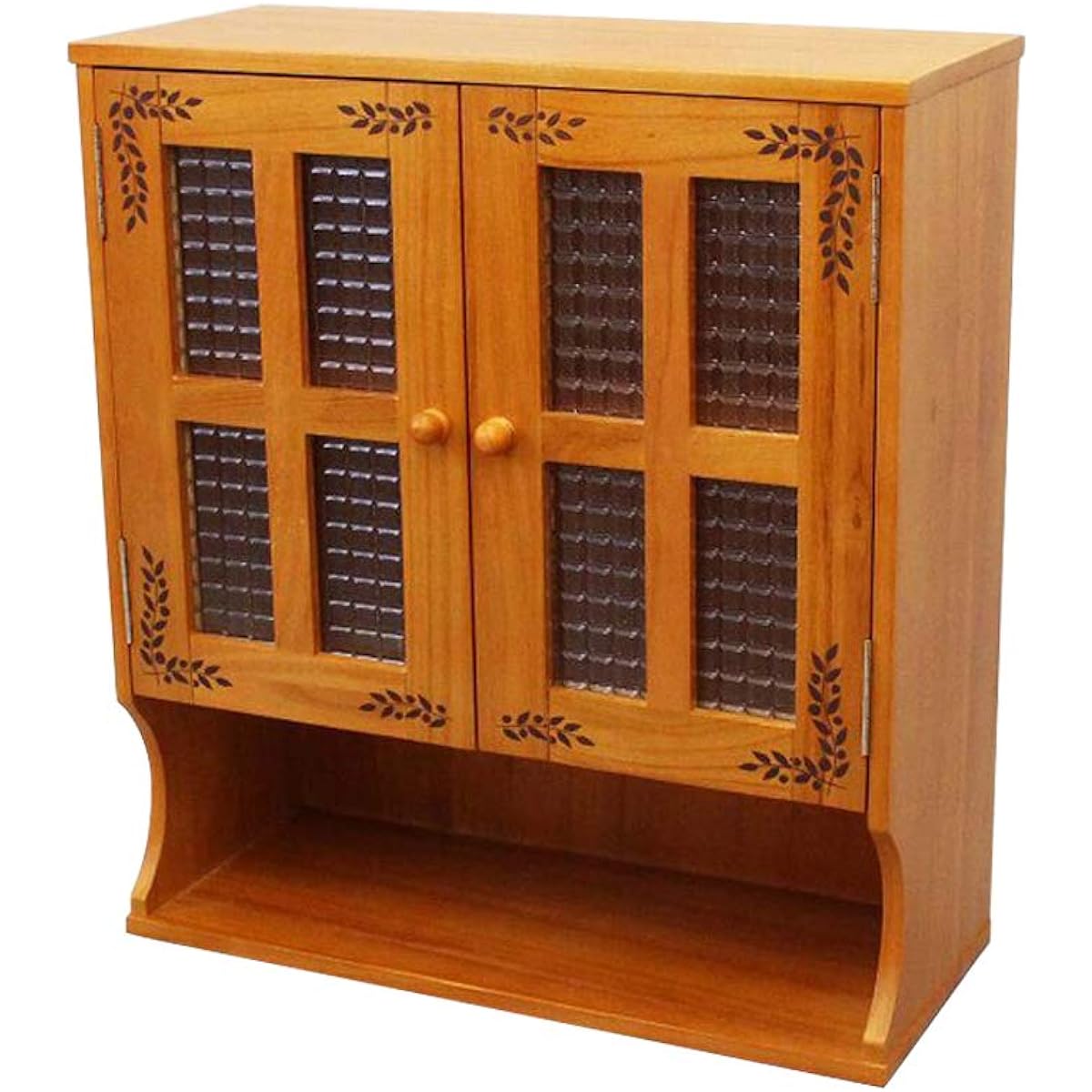 Counter top seasoning rack width 45cm leaf pattern BKTR-45LB