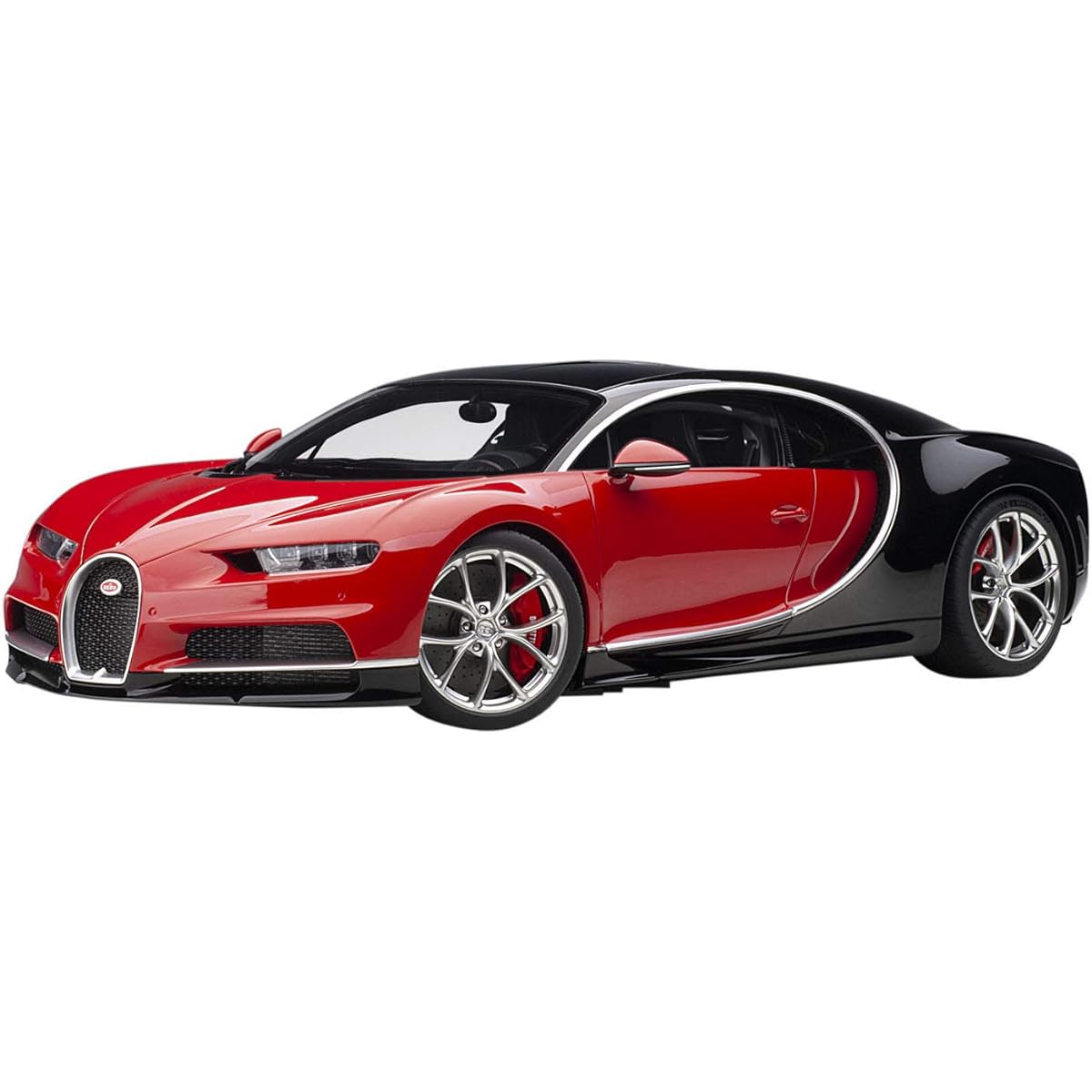 AUTOart 1/12 Bugatti Chiron 2017 Red/Black Finished Product 12113