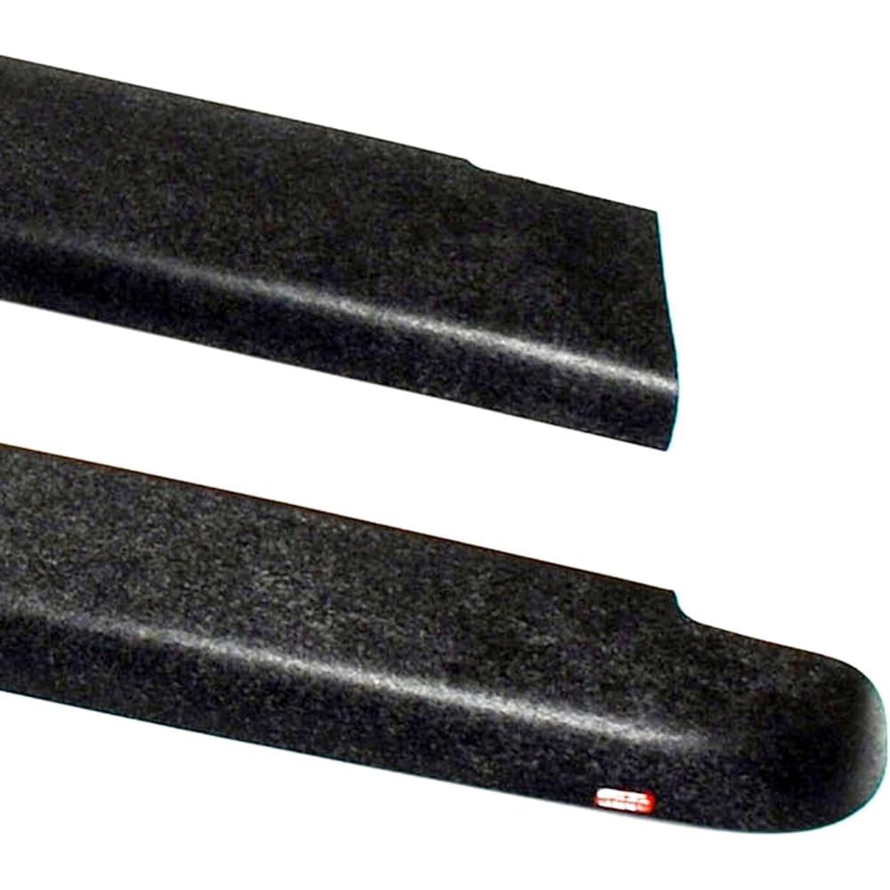 Wade 72 - 40461 Truck Bed Rail Cap Black Smooth Finish with Stake Hole for 2005 - 2011 DODGE DAKOTA Quad Cab with 5.4 FT bed (Set of 2)