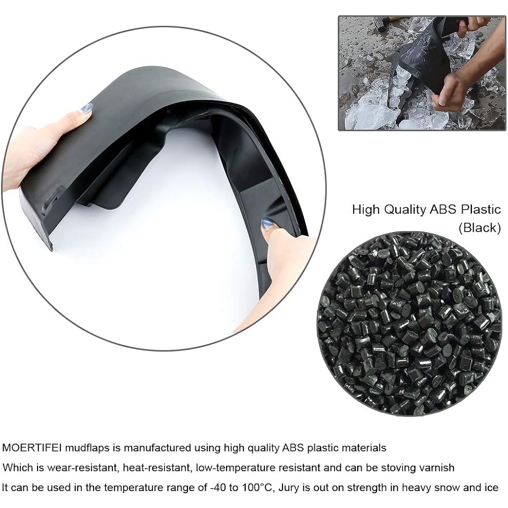 MOERTIFEI Mad Guard Fender Mud Flap Splash Guard VOLVO XC40 2019 2020 2021