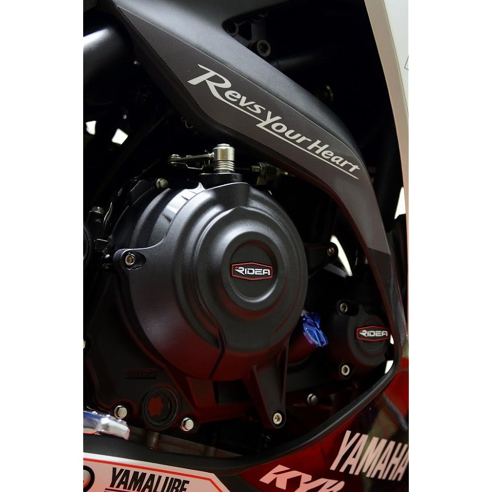 RIDEA Carbon Fiber Reinforced Engine Cover (Secondary Cover) Set YAMAHA (YZF-R25/YZF-R3 2015-)(MT-25/MT-03 2016-) RCS-Y01