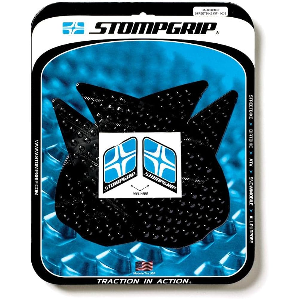 STOMPGRIP Traction Pad Tank Kit Clear VOLCANO Z1000 10-16 55-10-0038C