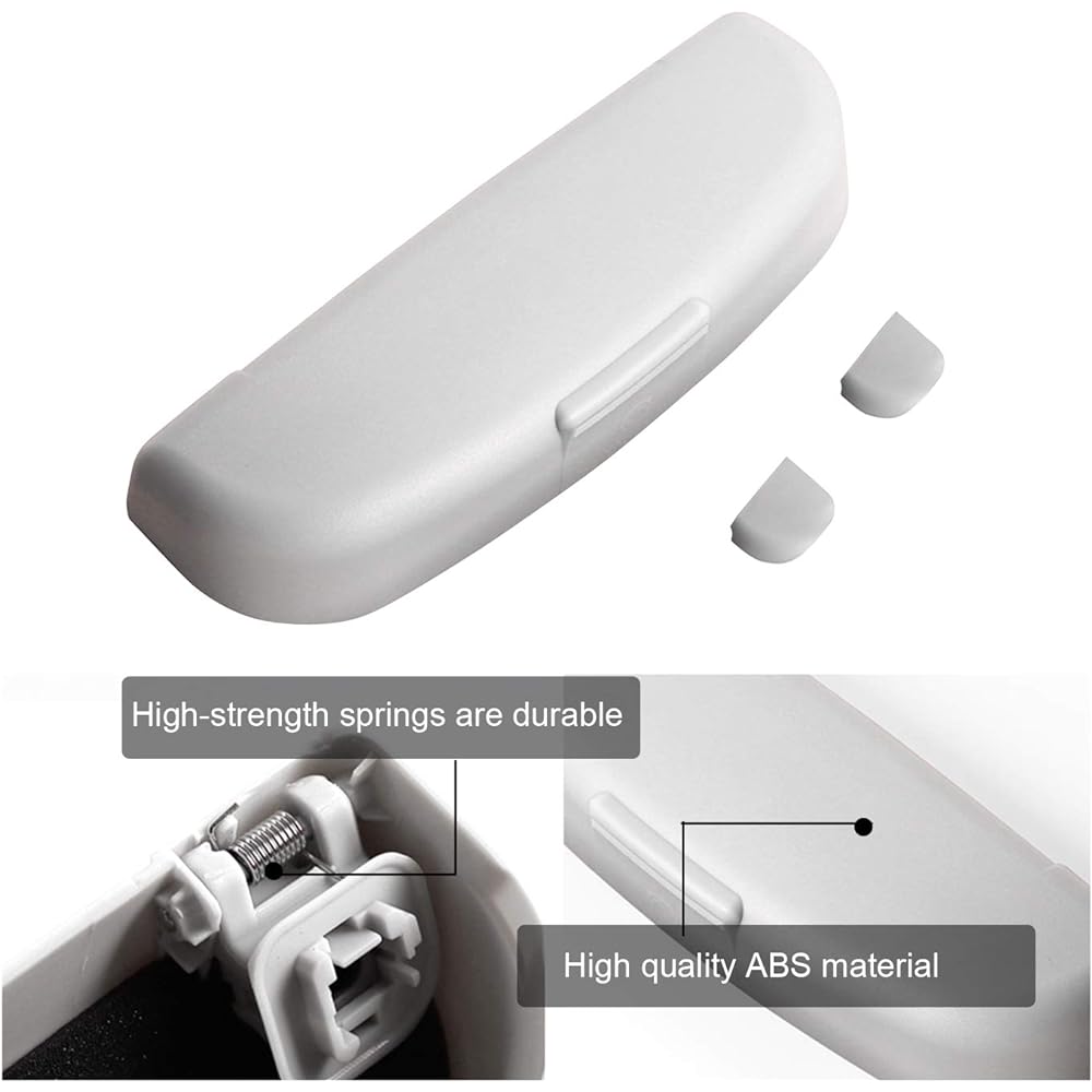 YEE PIN Car Viser Sunglasses Case Holder Clip Volvo XC60 2018 Visor Accessories VOLVO XC90 / V60 2018 2019 Volvo V90 / S90 2017-2019