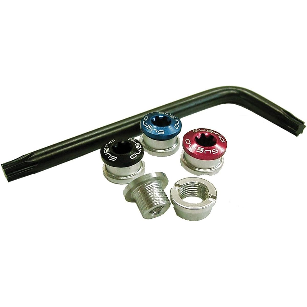 Sugino 701 Aluminum SINGLE Screw Set Black