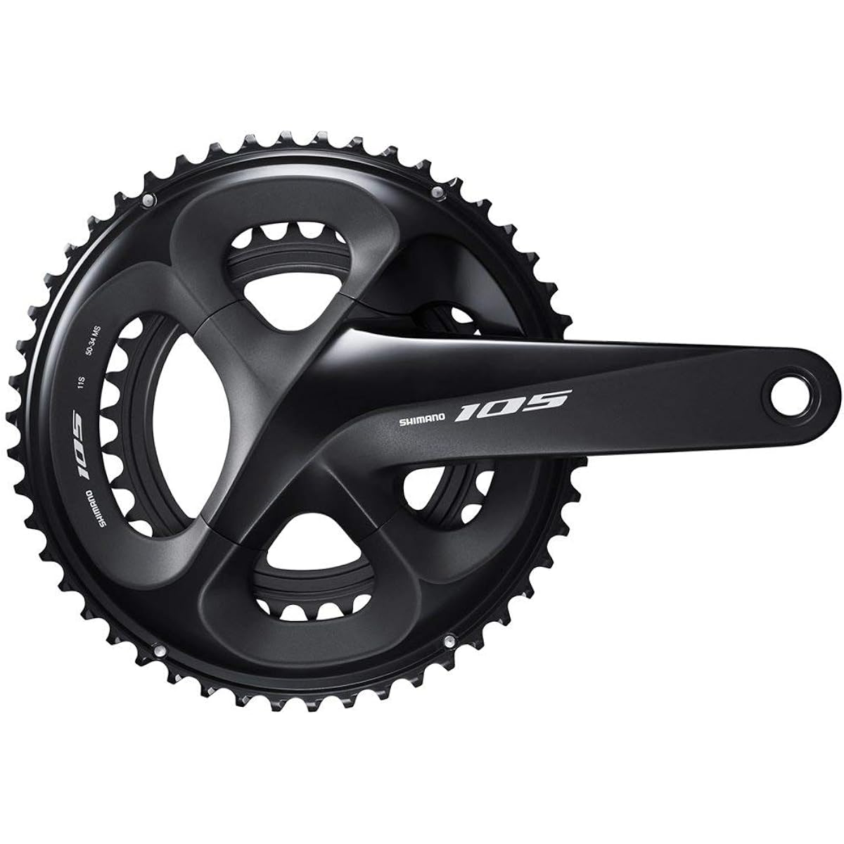 SHIMANO FC-R7000 Crankset IFCR7000EX26L Black 175mm 52x36T