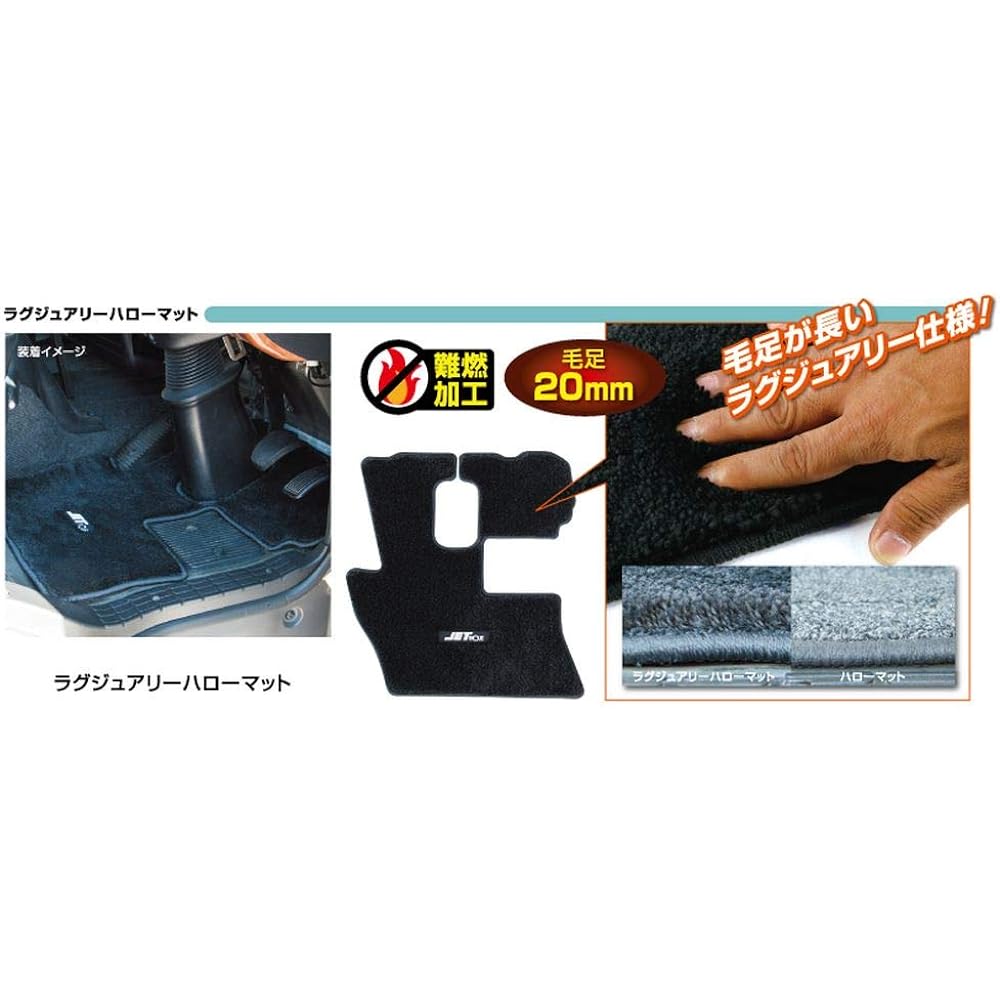 JET INOUE Luxury Halo Mat Black 17 Ranger W 522719