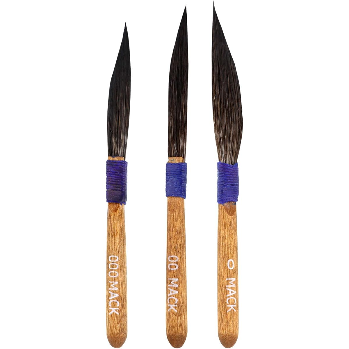 Mack 10 – 0/00/000 Brush Set Pinstripe Swords Notebook