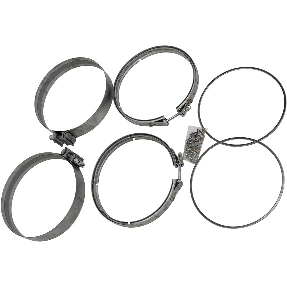 DPF filter clamp & gasket kit Detroit engine A680950202 A6809950302 A6804910480