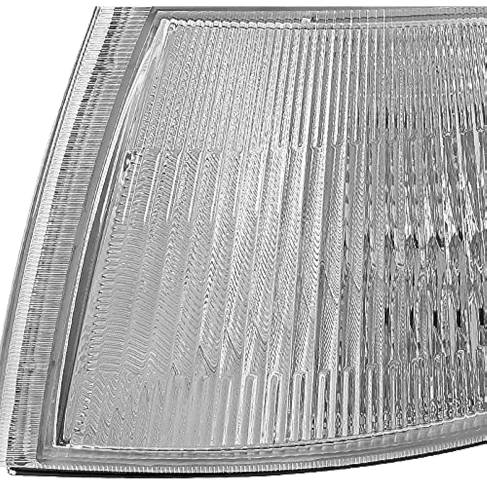 SPEC-D TUNING Chrome Housing Clear Lens Corner Light 1992-1995 Honda Civic 4 Door Sedan Parking Signal Lamp Acembris Left+Right Pair